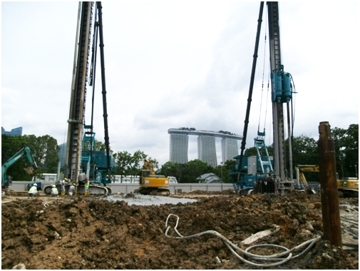 云顶国际yd888智能大型地基固化装备扎根新加坡