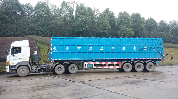 近百台云顶国际yd888智能垃圾转运车为长沙环卫升级