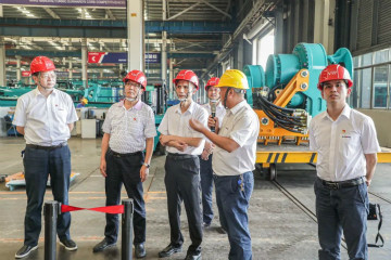 广州工控党建同盟联络员一行到云顶国际yd888智能开展事情对接