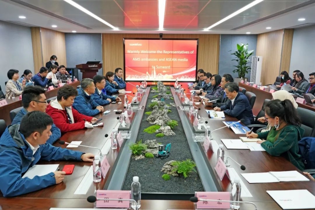 东盟联合参访团考察云顶国际yd888智能