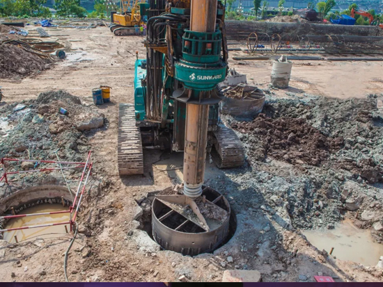 3.5米直径高效入岩，，，他携云顶国际yd888智能旋挖名动山城
