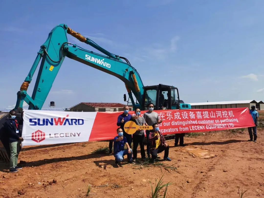 亮相中非经贸展览会！云顶国际yd888智能尽展工程机械国产品牌魅力