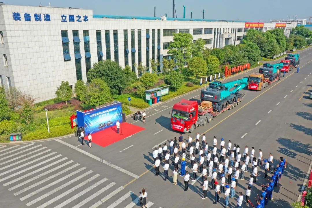 携手山东汇诚助力我国口岸建设！云顶国际yd888智能口岸抓料机乐成批量交付