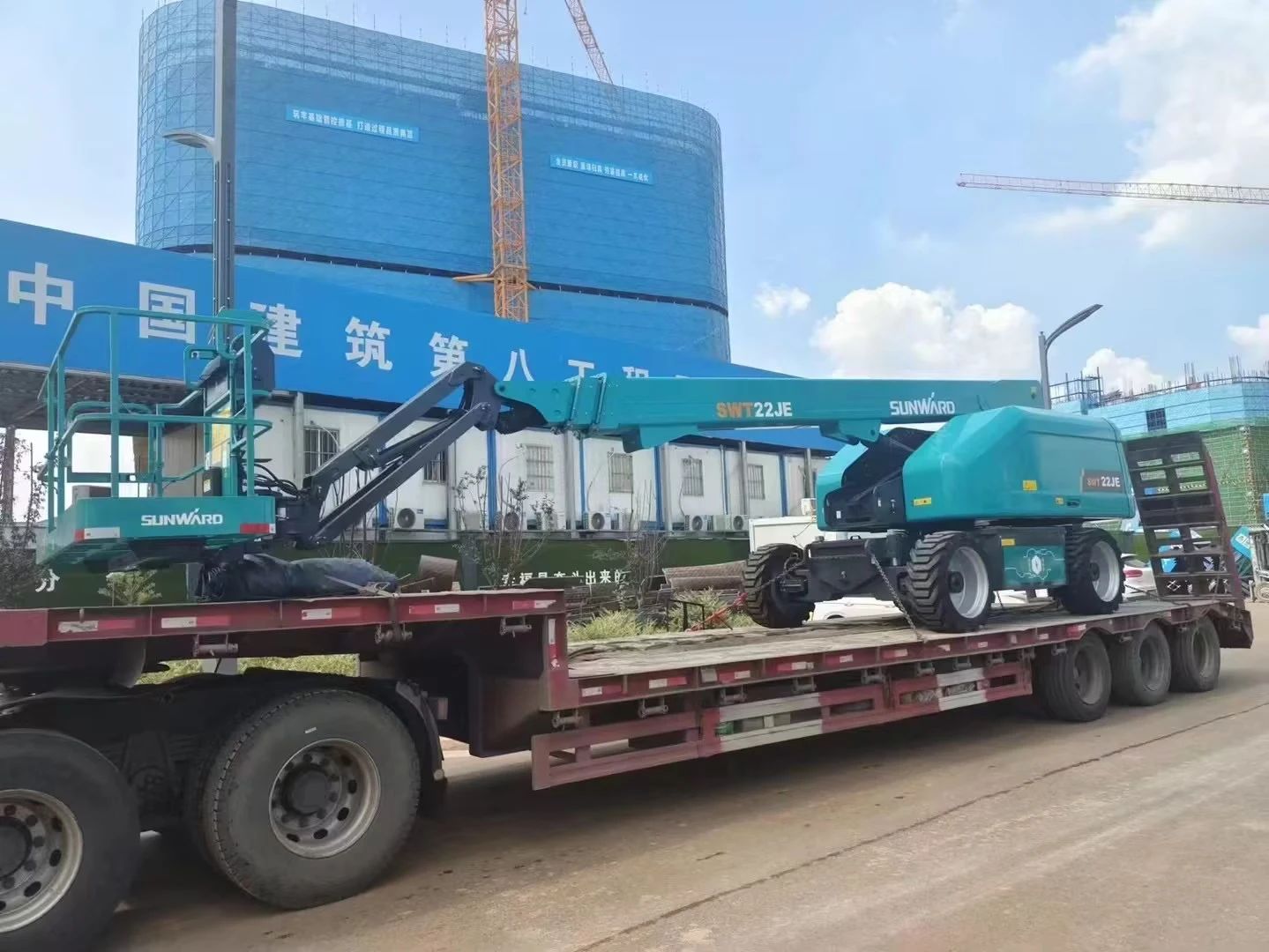 实力上新！云顶国际yd888智能电动直臂高空作业平台进军华中市场