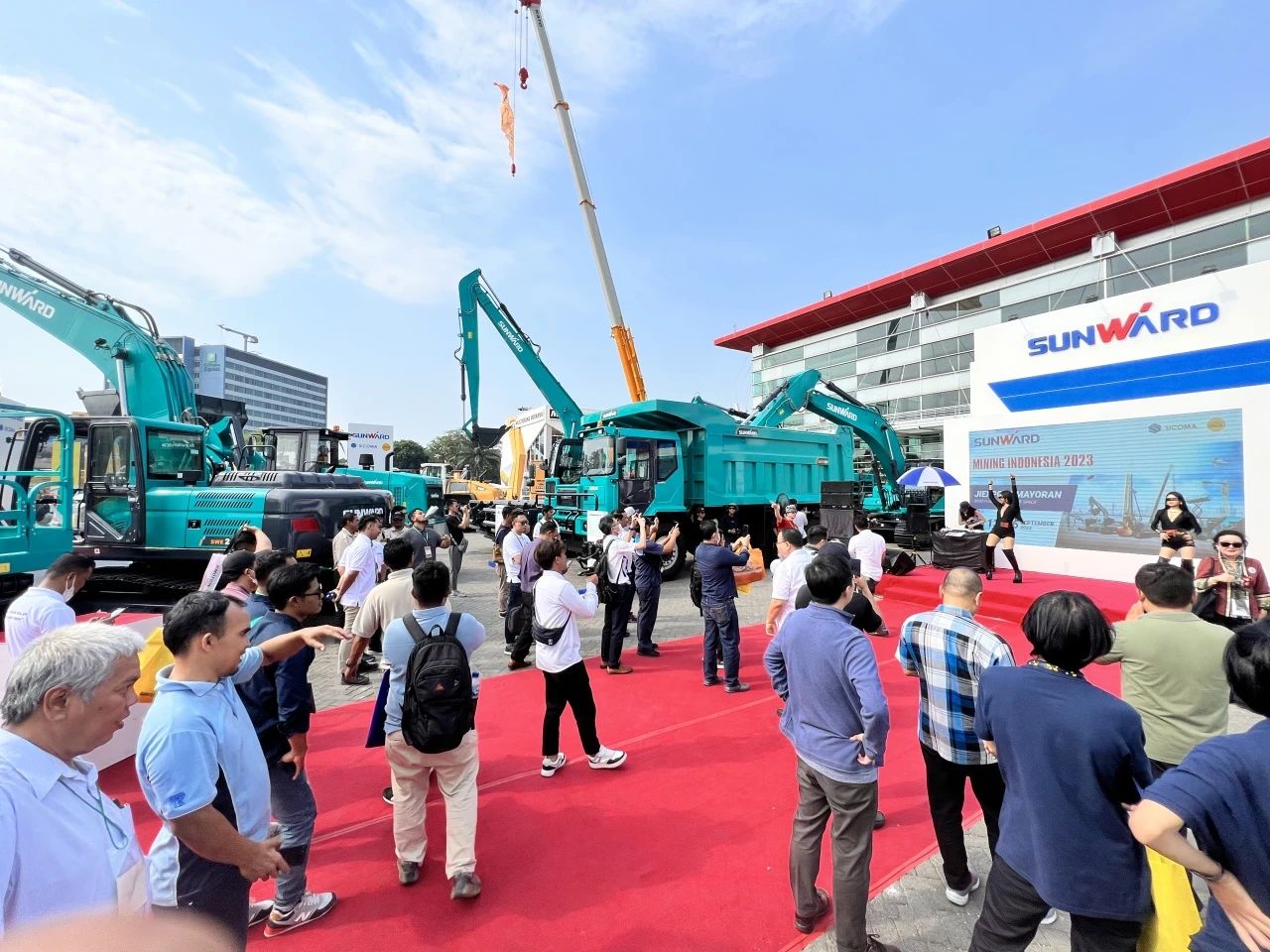 深耕细作，，，，，，逆势增添！云顶国际yd888智能艳服亮相印尼雅加达矿业展