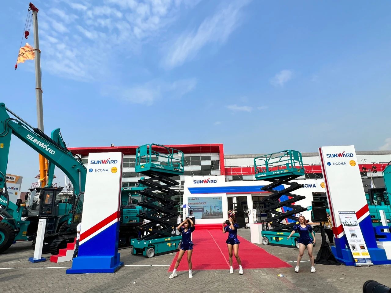 深耕细作，，，，，，逆势增添！云顶国际yd888智能艳服亮相印尼雅加达矿业展