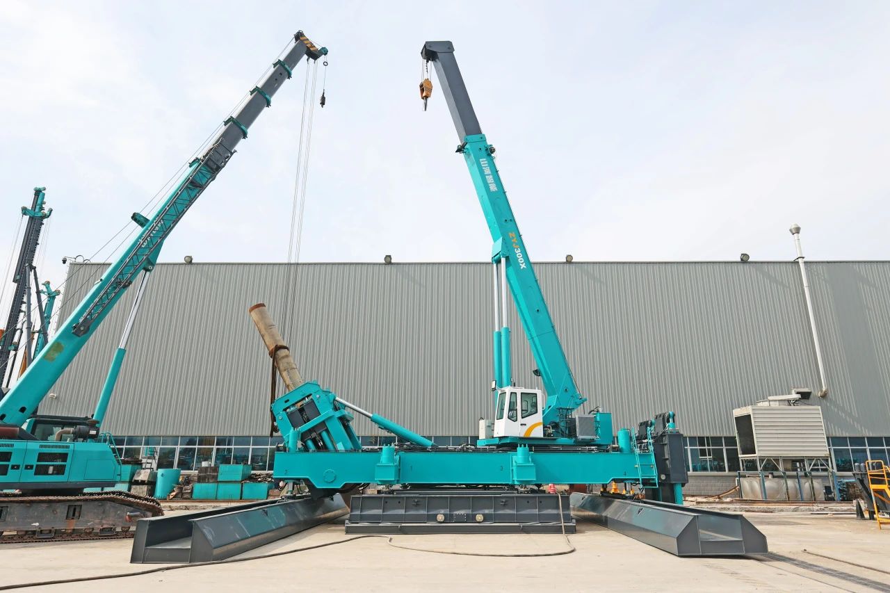 “云顶国际yd888绿”闪灼西子湖畔！云顶国际yd888智能ZYJ300X斜桩压桩机强势来袭