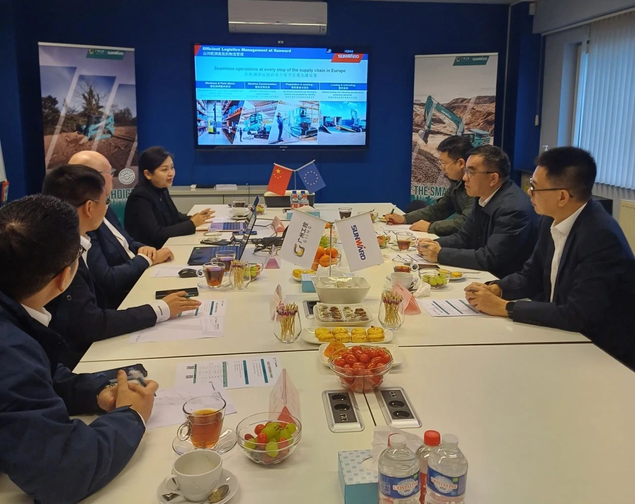 广州工控集团总司理王福铸率队考察云顶国际yd888智能欧洲子公司